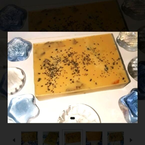 HAND CRAFTCITRUS TEA LEAVES SOAP BAR - Picture 4 of 9